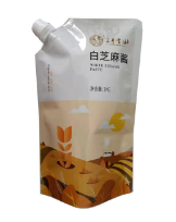 1kg自立袋包装白芝麻酱